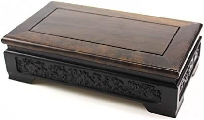 Oriental Furniture Chinese Rosewood Solid Mahagony Display Stand Pedestal