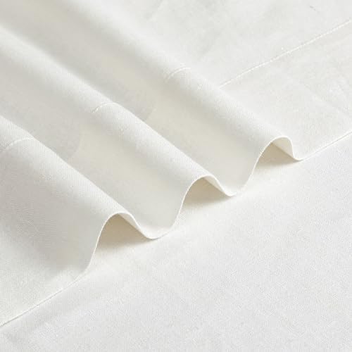 White Pinch Pleated Curtain Panel 34x84x2 for Living Room