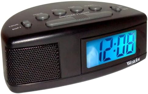 Westclox Extra Loud Alarm Clock with LCD Display
