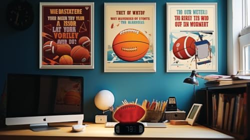 LEXiBOOK American Football Night Light Alarm Clock