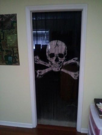 Handmade Beaded Curtain with 125 Strands and 4000 Beads