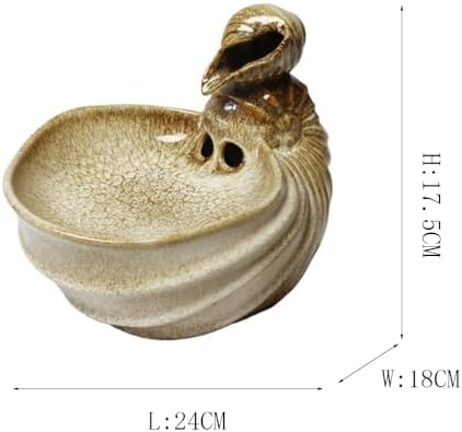 Tabletop Fountain Conch Decor for Relaxation and Meditation