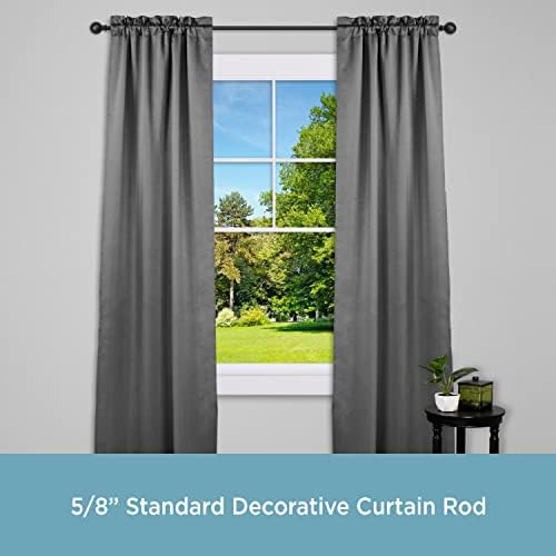 Kenney T71675 Newbury Decorative Curtain Rod with Ball Ends