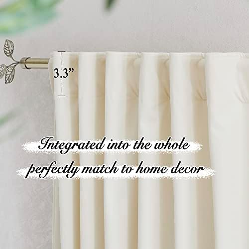 PONY DANCE Velvet Curtains 84 Inch Set of 2 for Living Room