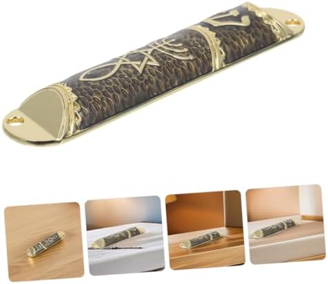 Wakauto 2set Metal Mezuzah Case with Star of David