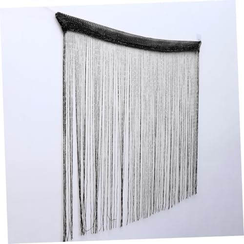 Glitter Tassel Window Curtain for Home Office Hotel