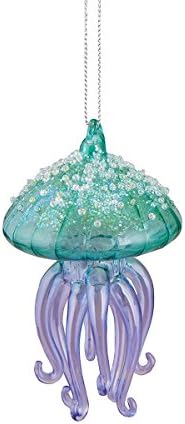 Gallerie II 5 Inch Premium Glass Jellyfish Ornament