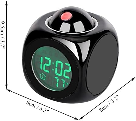 YPFDC Cute Ninja Alarm Clock with Projection and Temperature Display