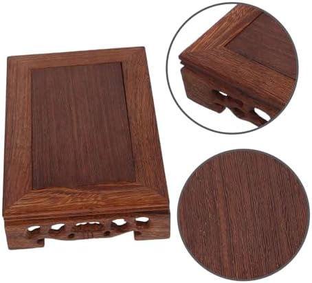Healifty Wood Display Stand for Vase and Decor