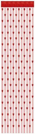 Heart Lace Curtains for Valentine Decor