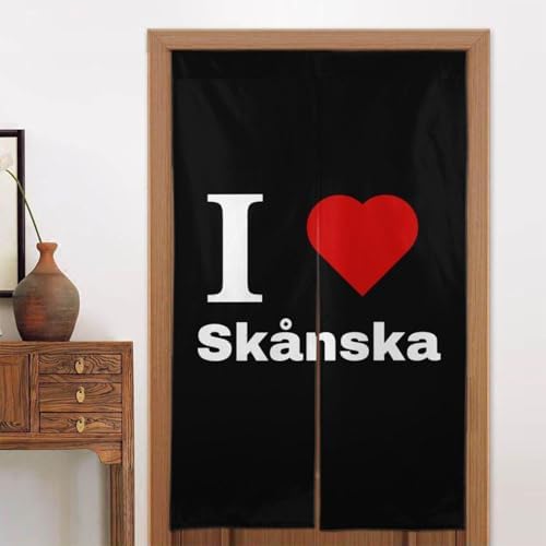 I Love Sknska Blackout Curtains for Doorways and Windows 34x56in