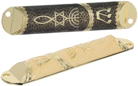 Cabilock 2 Sets Cultural Jewish Mezuzah Door Blessing Decorations