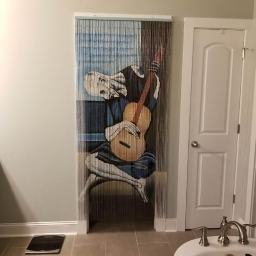 ABeadedCurtain 125 String Old Guitarist Beaded Curtain
