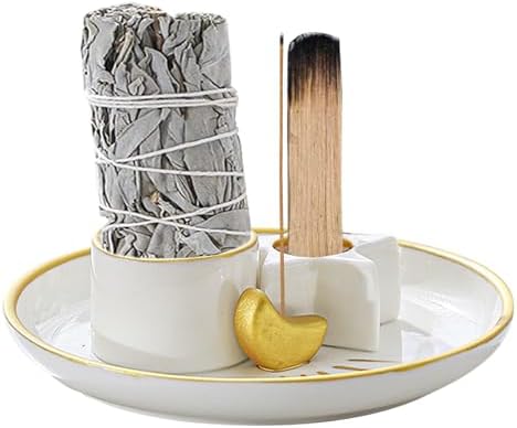 4 in 1 Incense Holder for Sage Palo Santo and Candles
