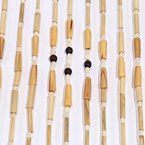 31 Strands Bamboo Wood Beaded Curtain for Doorway