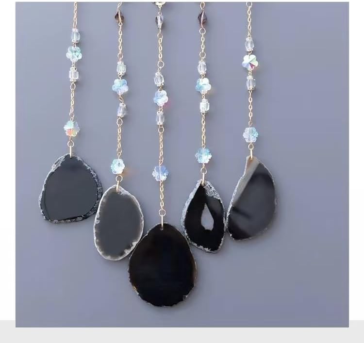 Crystal Dream Catcher with Agate Tree Shape