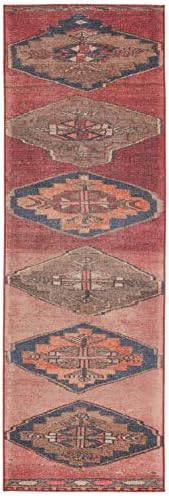 Jaipur Living 2x8 Runner Rug Dark Pink Blue