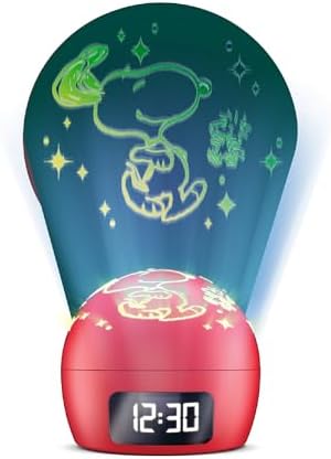 Peanuts Ambient Light Clock with Multi-Alarm