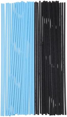Uxcell 100Pcs Reed Diffuser Sticks Set Blue Black