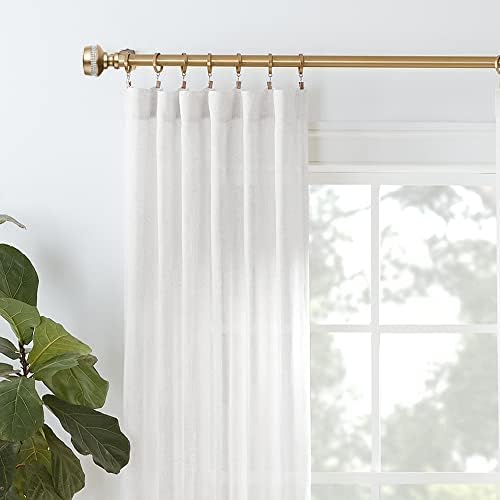 MODE Premium 1 18 Curtain Rod Set with Warm Gold Finials