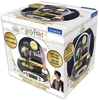 Harry Potter Projector Alarm Clock with Night Light and Sound Effects