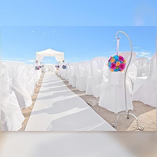 Shappy White Carpet Runner Rug for Party 26x30ft