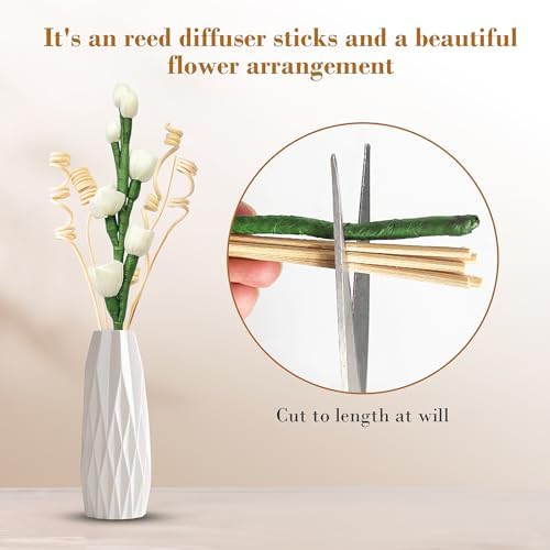 Reed Diffuser Sticks Set with Natural Flowers