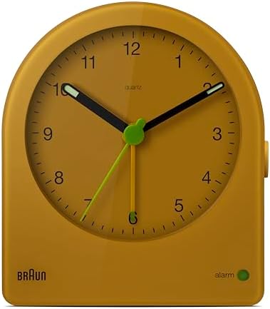 Braun Classic Analogue Alarm Clock with Snooze and Continuous Backlight 1
