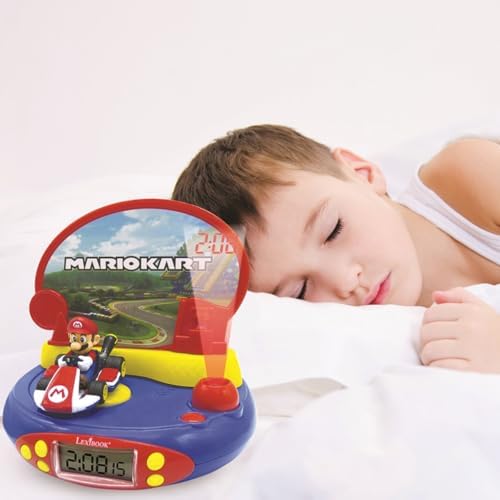 LEXiBOOK Nintendo Mario Kart Projector Clock