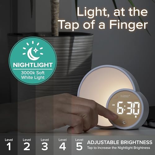 La Crosse Technology L Eclipse Light Assist Alarm Clock