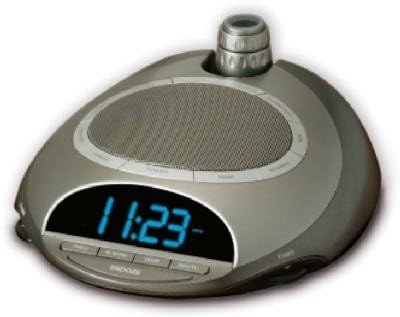 Homedics Nature Sounds Radio Alarm Clock with Time Projection