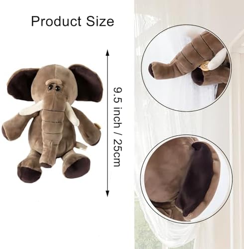 Vmogeicons Cute Animal Curtain Tiebacks 1 Pair Elephant Style