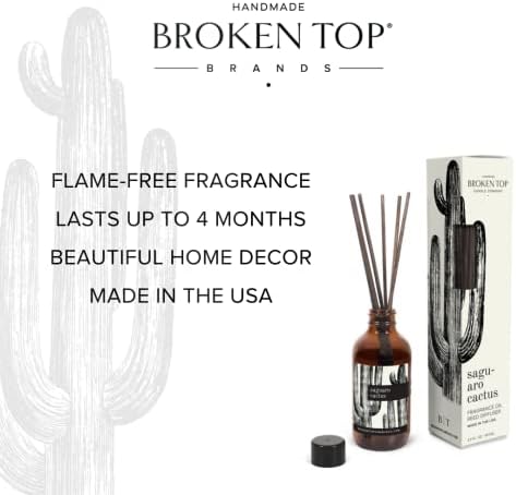 Broken Top Natural Reed Diffuser Set Saguaro Cactus