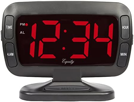 La Crosse Technology Equity 30016 18 Inch Tilt LED Alarm Clock