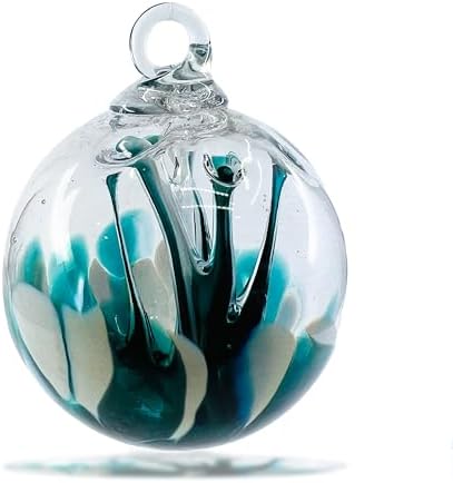 Luke Adams Glass 4 Inch Tree of Life Ornament