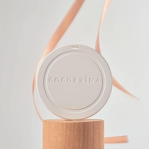 COCORRINA Car Air Freshener - Sandalwood Rose Handmade Ceramic Scented