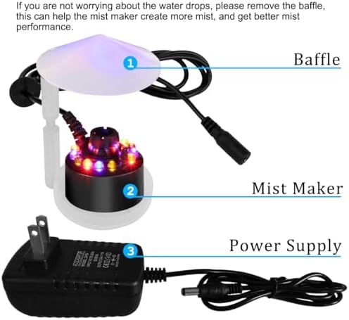 PULACO Mist Maker for Pond and Halloween Decor