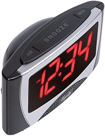 La Crosse Technology 12-Inch LED Alarm Clock with USB Power