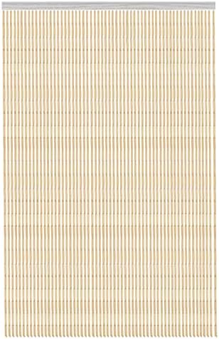 STRMAX Natural Bamboo Beaded Curtain Panel