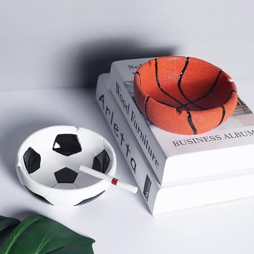 1PCS Soccer Resin Ashtray Creative Sports Decor