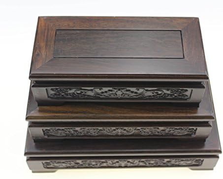 Oriental Furniture Chinese Rosewood Solid Mahagony Display Stand Pedestal