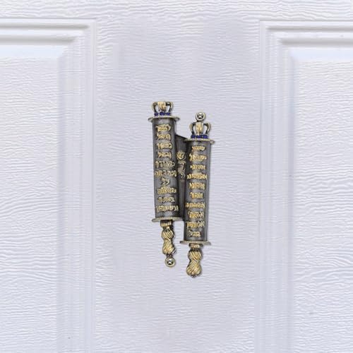 LUOZZY 1pc Deep Gray Mezuzah Door Blessing Ornament