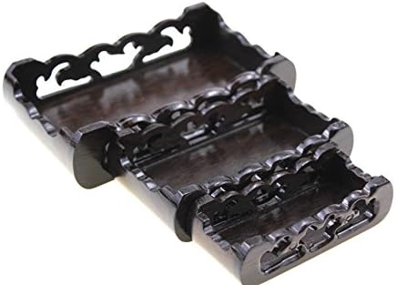 Oriental Rosewood 3-Piece Display Pedestal Set