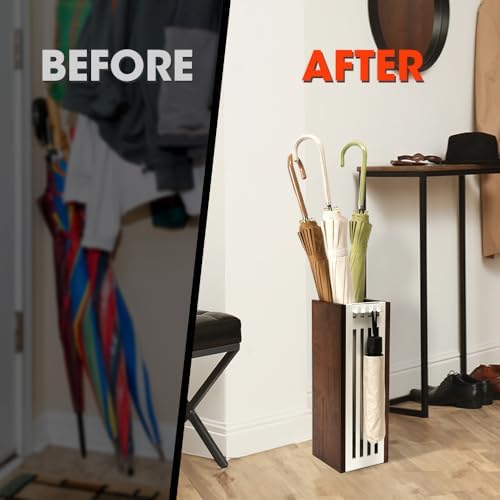 J JACKCUBE DESIGN Umbrella Stand - White