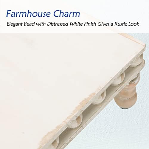Farmhouse Beaded Risers Display Stands for Kitchen Counter