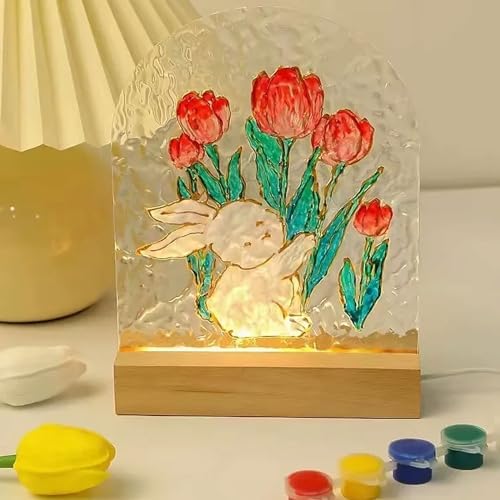 59 Inch Wooden Rectangle LED Light Base Stand