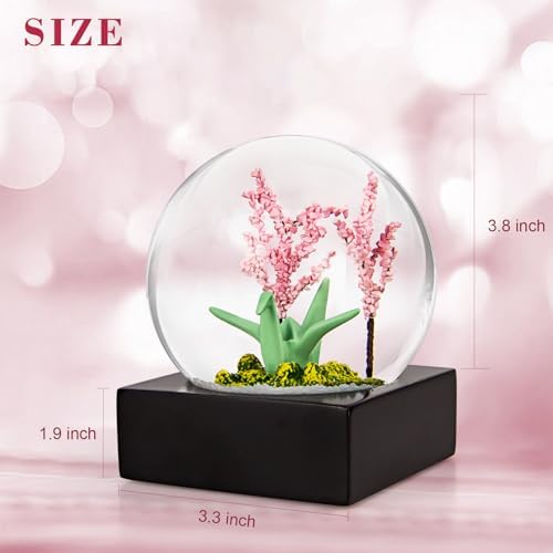 Cherry Blossom Snow Globe for Girls and Women