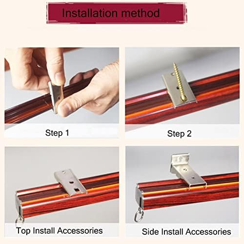 Natural Wood Bamboo Beaded Curtain for Home Doorways