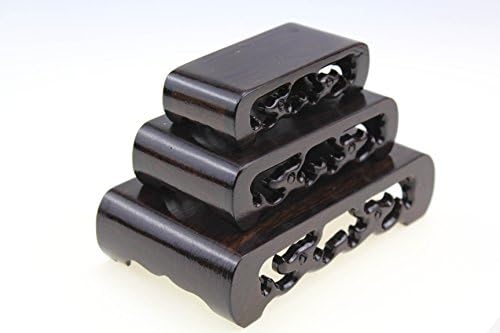 Oriental Rosewood 3-Piece Display Pedestal Set