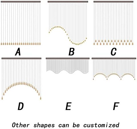 GDMING Beaded Curtain Door Decor Panel Screen